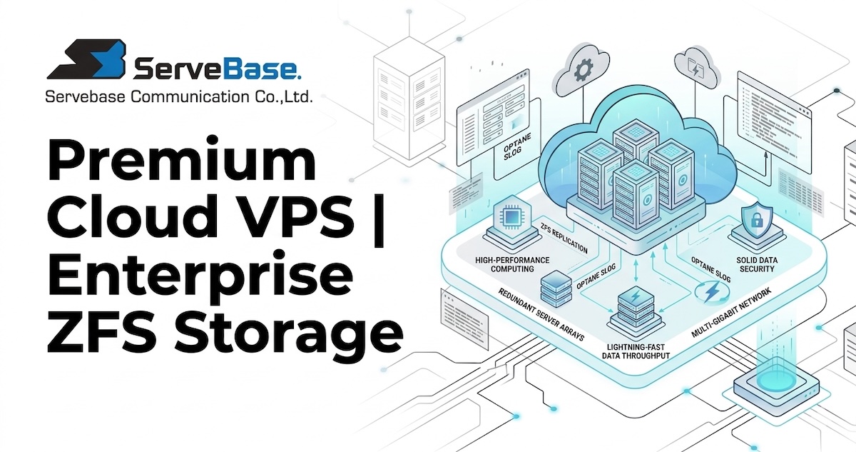 Servebase Cloud VPS Infrastructure ZFS Optane
